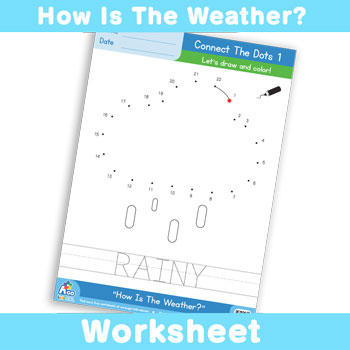 How Is The Weather? Worksheet - Connect The Dots 1