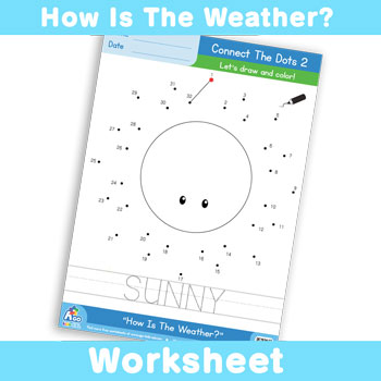 How Is The Weather? Worksheet - Connect The Dots 2