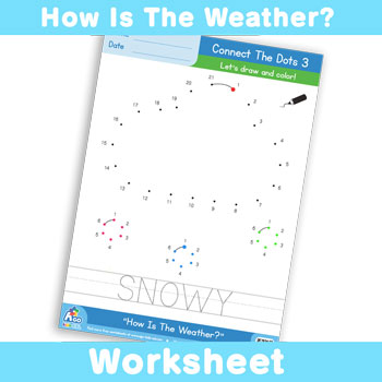 How Is The Weather? Worksheet - Connect The Dots 3