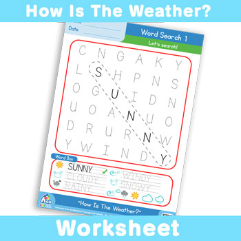 How Is The Weather - Word Search 1