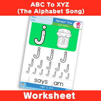 ABC To XYZ (The Alphabet Song) - Lowercase j