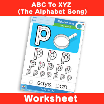 ABC To XYZ (The Alphabet Song) - Lowercase p