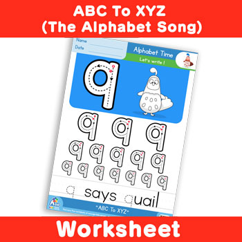 ABC To XYZ (The Alphabet Song) - Lowercase q