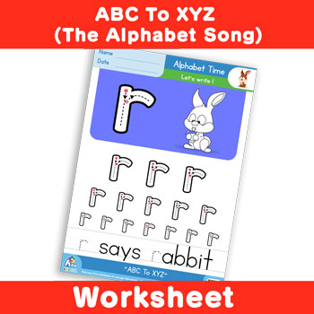 ABC To XYZ (The Alphabet Song) - Lowercase r
