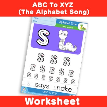 ABC To XYZ (The Alphabet Song) - Lowercase s