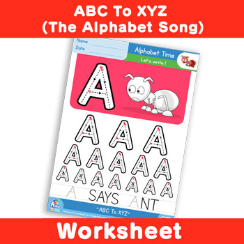 free alphabet writing practice worksheet alphabet time uppercase a bingobongo