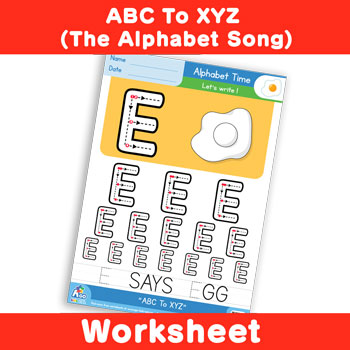 ABC To XYZ (The Alphabet Song) - Uppercase E