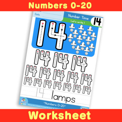 Free Number Writing Practice Worksheet 14