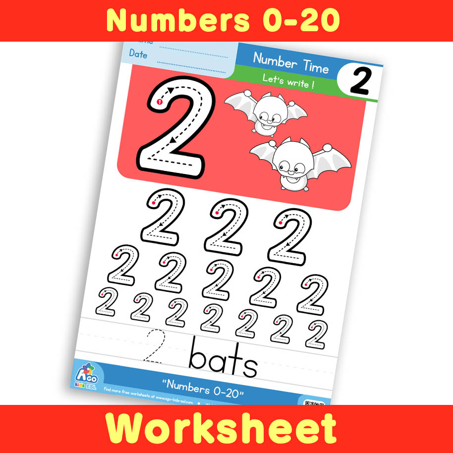 Free Number Writing Practice Worksheet 2