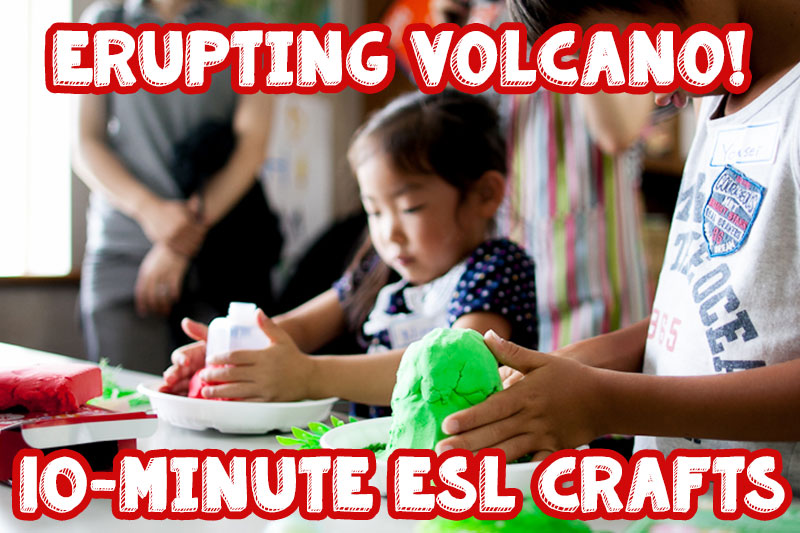 make a real erupting volcano in 10 minutes
