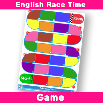 English-Race-Time Game - Colors (Primary and Secondary)