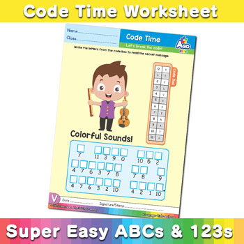 Alphabet ABC decoder worksheet v
