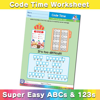 Alphabet ABC decoder worksheet q