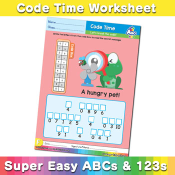 abc alphabet decoder worksheet F