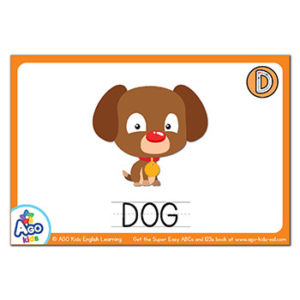 Free Alphabet Flashcards for Words That Start With the Letter D ...