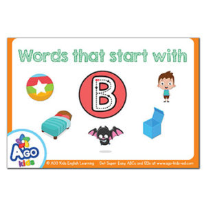Circle the Words that Start with B