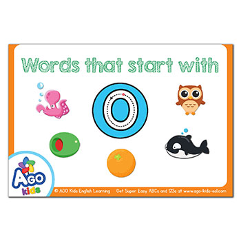 o words for kids