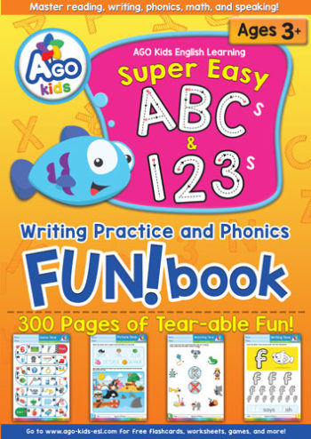 Super Easy ABCs and 123s Writing Practice and Phonics FUN!book