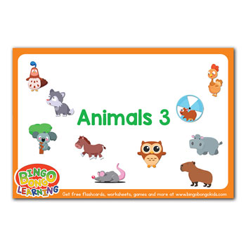 animals flashcards set 3