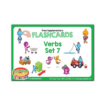Free ESL flashcards verbs