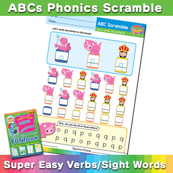 Free Phonics Scramble Worksheet