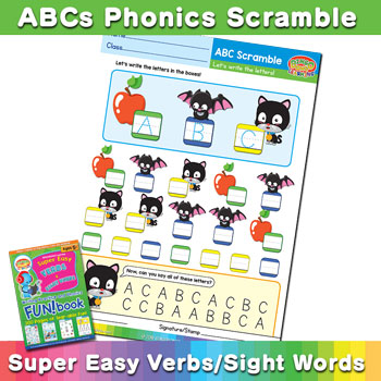 Abc Phonics Scramble Worksheet Uppercase Abc Bingobongo