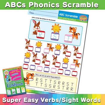 Free Phonics Scramble Worksheet