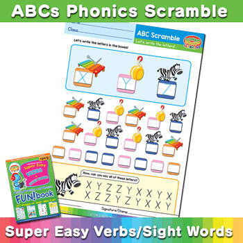 XYZ Phonics Scramble worksheet