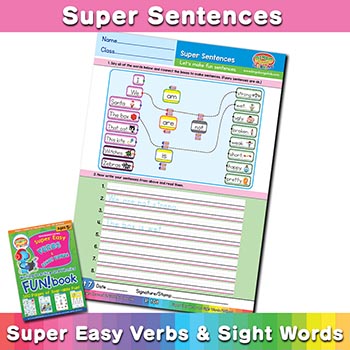 free English sentence worksheet