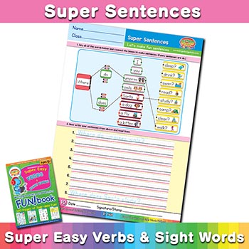 free English sentence worksheet