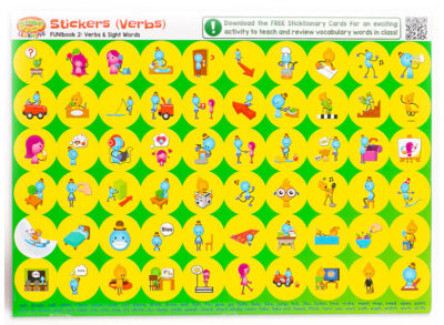 verbs 1 funbook2 EFL ESL Stickers