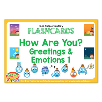 Hello How Are You Flashcards Greetings Emotions
