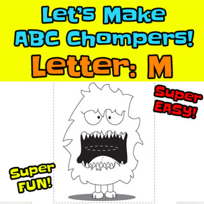 abc chompers thumbs letter M