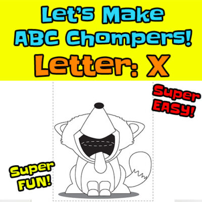 abc chompers thumbs letter X