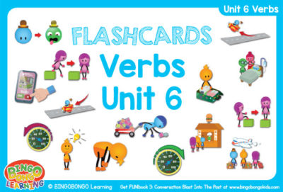 Free Verbs Flashcards FUNbook3 6