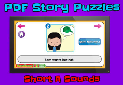interactive pdf ez story puzzles 01 short a sounds