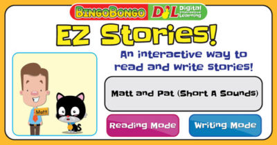 EZ Interactive Story Puzzles 02 Matt and Pat Short A Sound Thumbnail 1 1