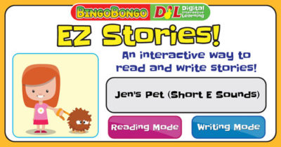 EZ Interactive Story Puzzles 03 Jens Pet Short E Sound Thumbnail