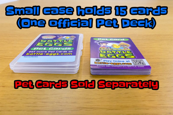 Battle Eggs Pet Card Case large small 2