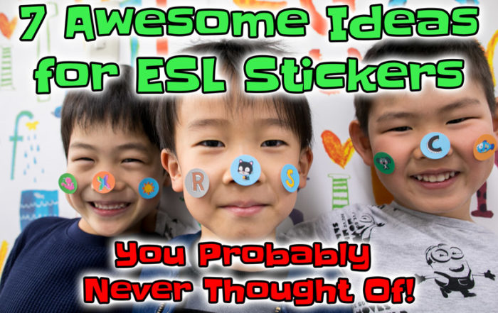 7 awesome ideas for esl stickers lesson plans