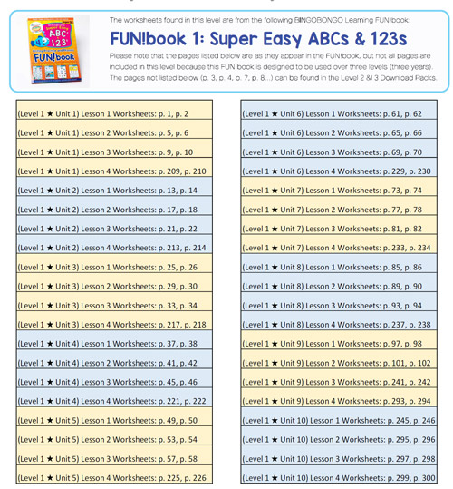 funbook1 esl coursebook curriculum outline