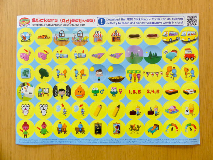 efl esl stickers adjectives 2