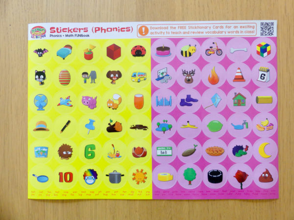 efl esl stickers phonics 1