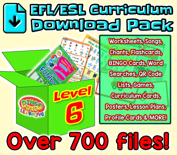 EFL ESL Curriculum Download Pack Level 5
