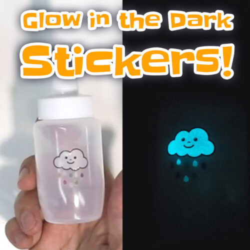 glow in the dark stickers black light