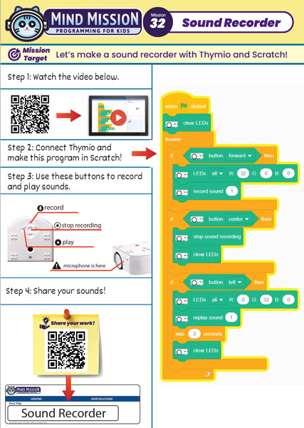 thymio sample lesson