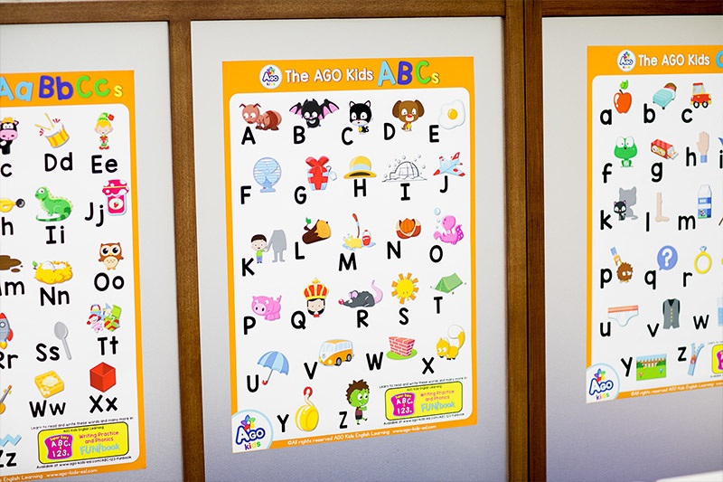 free esl efl abcs and 123s alphabet posters numbers phonics bingobongo