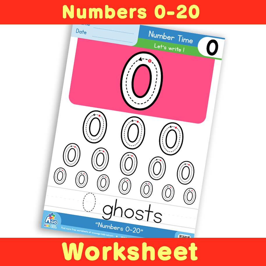 Free Number Writing Practice Worksheet 0